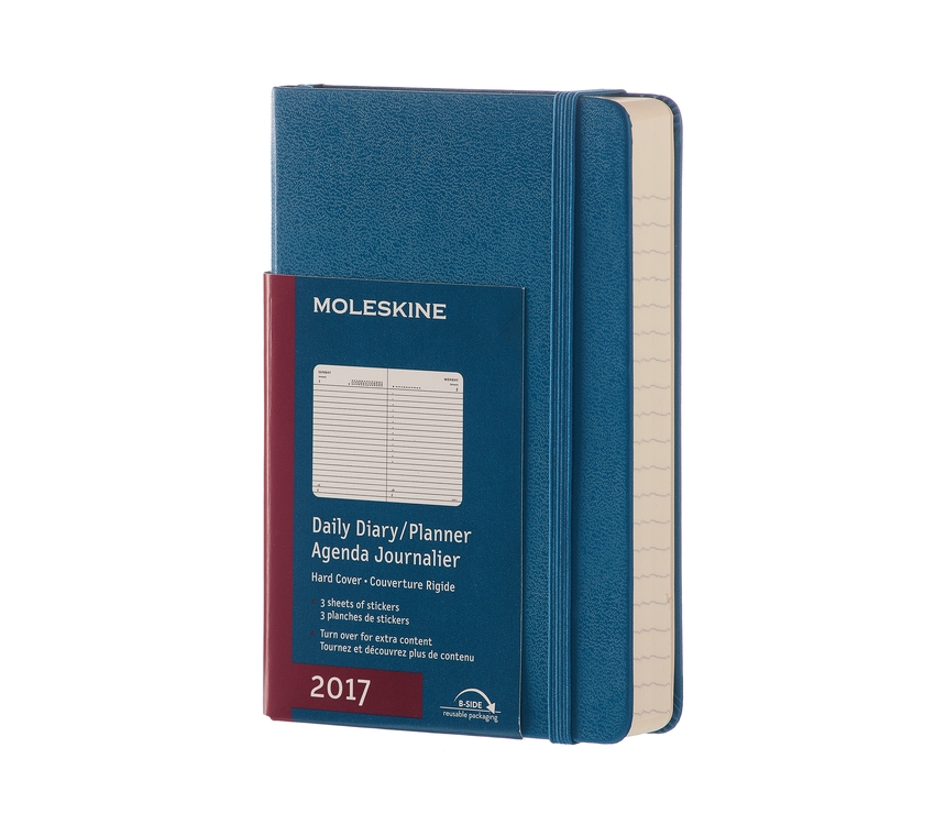 картинка Ежедневник Moleskine Classic (2017), Pocket (9x14см), синий от магазина Молескинов