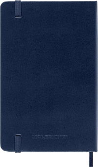картинка Еженедельник Moleskine Classic 2024, Pocket (9x14 см), синий от магазина Молескинов