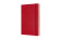 картинка Записная книжка Moleskine Expanded (в линейку), Large (13х21см), красная от магазина Молескинов