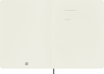 картинка Записная книжка Moleskine PRECIOUS & ETHICAL, XLarge (19x25 см), зеленый, в линию, в упаковке от магазина Молескинов