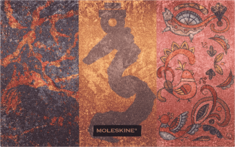 картинка Набор Moleskine Limited Edition Asian Collection (3 записных книжки Large, упаковка и платок) от магазина Молескинов
