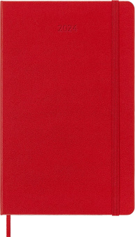 картинка Еженедельник Moleskine Classic 2024, Pocket (9x14 см), красный от магазина Молескинов
