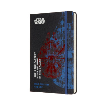 картинка Ежедневник Moleskine Star Wars (2020), Large (13x21 см), FALCON от магазина Молескинов