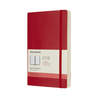картинка Ежедневник Moleskine Classic Soft (2018), Large (13x21 см), красный от магазина Молескинов