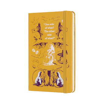 картинка Еженедельник Moleskine Alice in Wonderland (2020), Pocket (9x14 см), желтый от магазина Молескинов