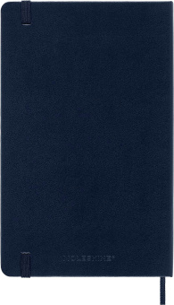 картинка Ежедневник Moleskine Classic 2024, Large (13x21 см), темно-синий от магазина Молескинов