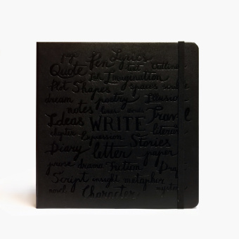 картинка Подарочный набор Moleskine Contrast Writing (черный блокнот в линейку + белая ручка) от магазина Молескинов