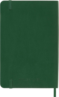 картинка Еженедельник Moleskine Classic Soft (мягкая обложка), 2024, Pocket (9x14 см), зеленый от магазина Молескинов