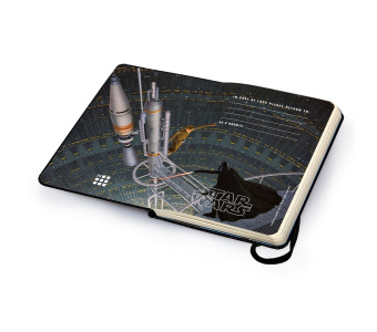 картинка Еженедельник Moleskine Star Wars (2015), Pocket (9x14 см), черный от магазина Молескинов
