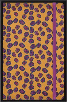 картинка Записная книжка Moleskine Limited Edition Silk, в линейку, Large (13х21см), желтая, в подарочной упаковке от магазина Молескинов