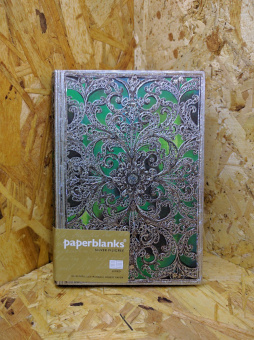 картинка Записная книжка Paperblanks Esmeralda (в линейку), Midi (13х18см), зеленая от магазина Молескинов