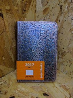 картинка Записная книжка Paperblanks Maya Blue (нелинованная), Grande (21х33см), синяя от магазина Молескинов