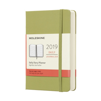 картинка Ежедневник Moleskine Classic (2019), Pocket (9x14 см), зеленый от магазина Молескинов
