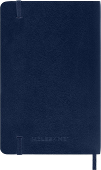 картинка Еженедельник Moleskine Classic Soft (мягкая обложка), 2024, Pocket (9x14 см), синий от магазина Молескинов
