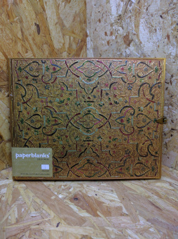 картинка Гостевая книга Paperblanks Gold Inlay (нелинованная), Guest (23х18см), золотая от магазина Молескинов