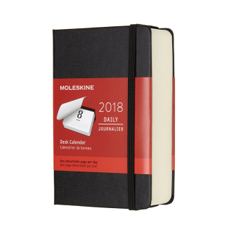 картинка Календарь Moleskine Classic (2018), Pocket (9x14 см), черный от магазина Молескинов