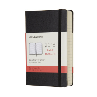картинка Ежедневник Moleskine Classic (2018), Pocket (9x14 см), черный от магазина Молескинов