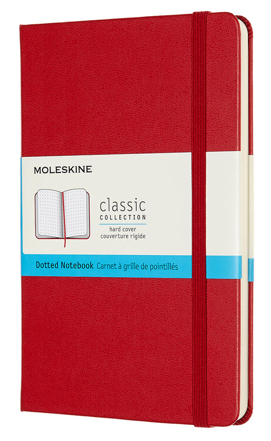 Записная книжка Moleskine Classic (в точку), Medium (11,5х18 см), красная