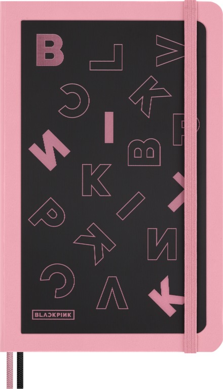 картинка Еженедельник BLACKPINK x Moleskine  Limited Edition Planner 2026-2027 на 18 месяцев Large (13х21 см) (без подарочной упаковки) от магазина Молескинов