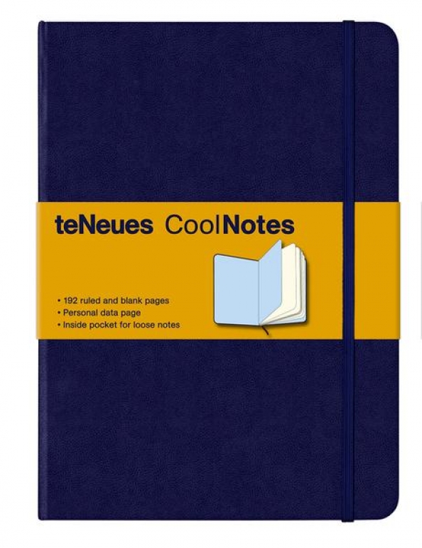 картинка Записная книжка teNeues CoolNotes 16x22 см, твердая обложка, темно-синяя от магазина Молескинов