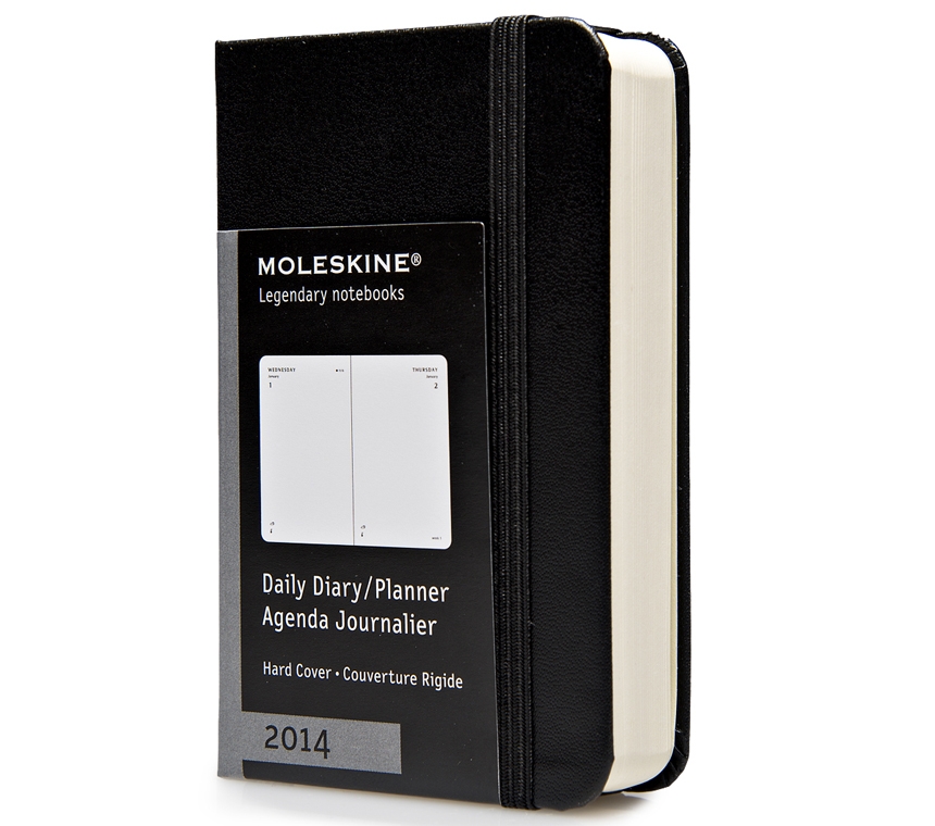 Ежедневник Moleskine Classic (2014), XSmall (6,5х10,5см), черный