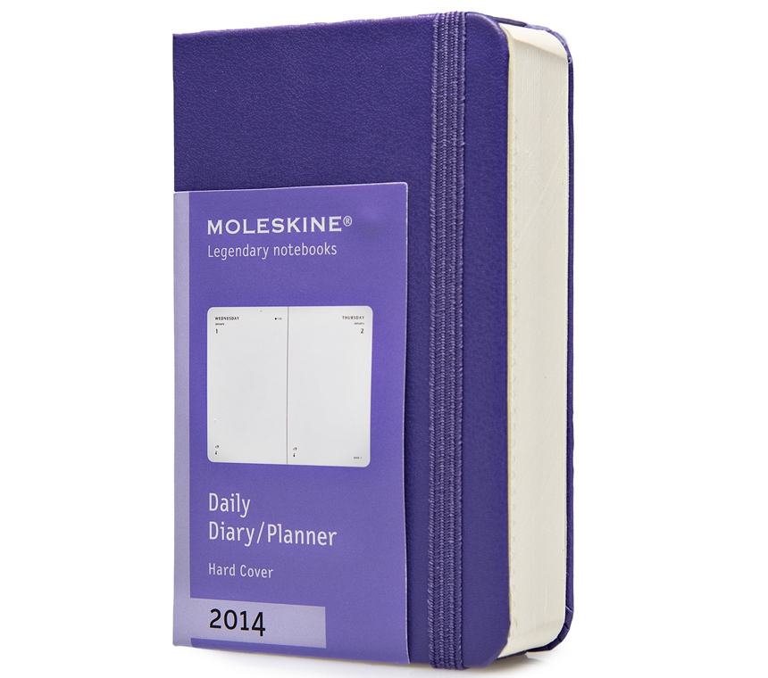Ежедневник Moleskine Classic (2014), XSmall (6,5х10,5см), фиолетовый