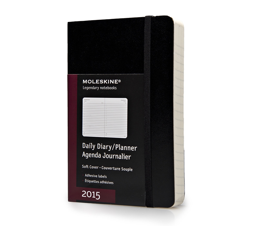 Ежедневник Moleskine Classic Soft (2015), Pocket (9x14см), черный