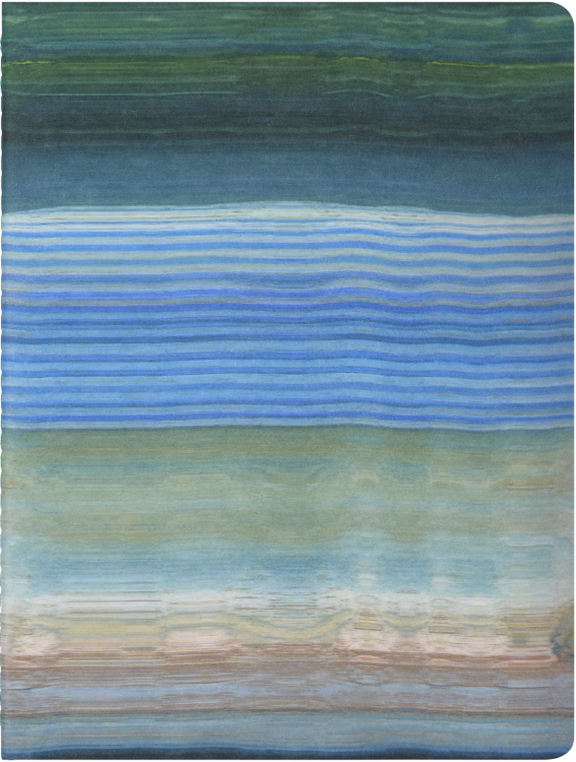 картинка Записная книжка Moleskine Cahier Limited Edition Impressionism, в линейку, XLarge (19х25см), голубая от магазина Молескинов