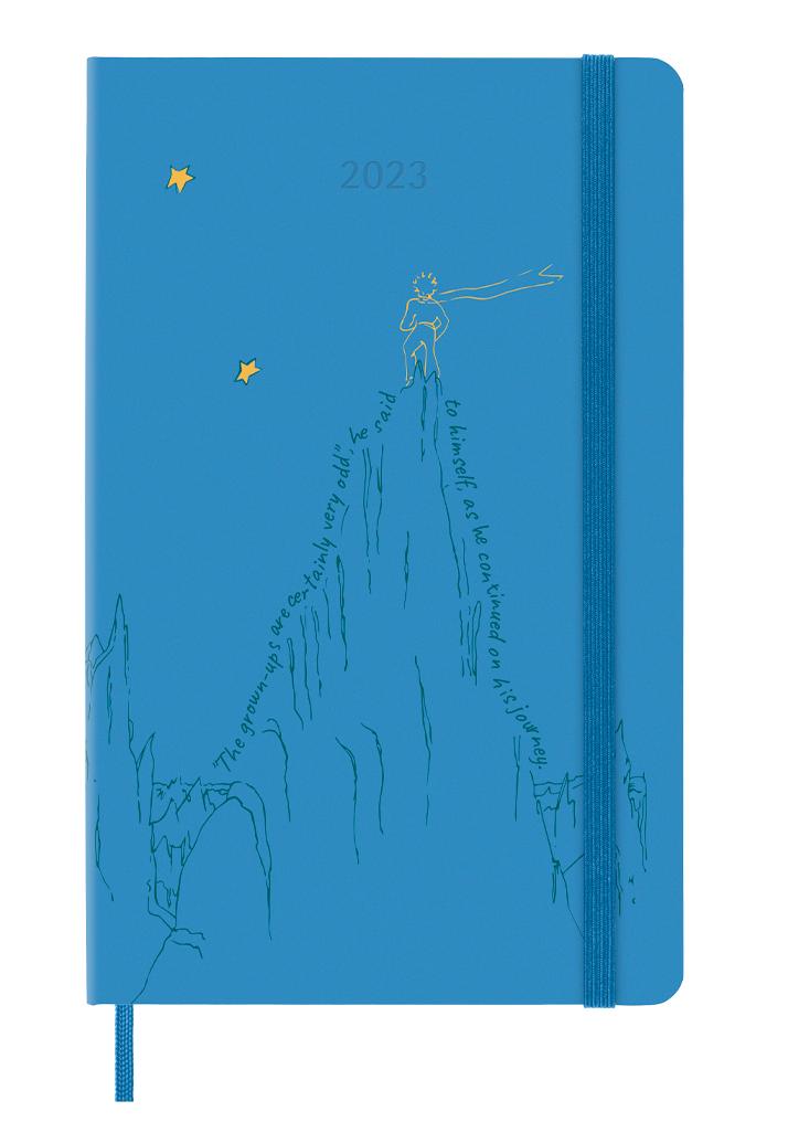 картинка Еженедельник Moleskine Le Petit Prince (2023), Large (13x21 см), MOUNTAIN от магазина Молескинов