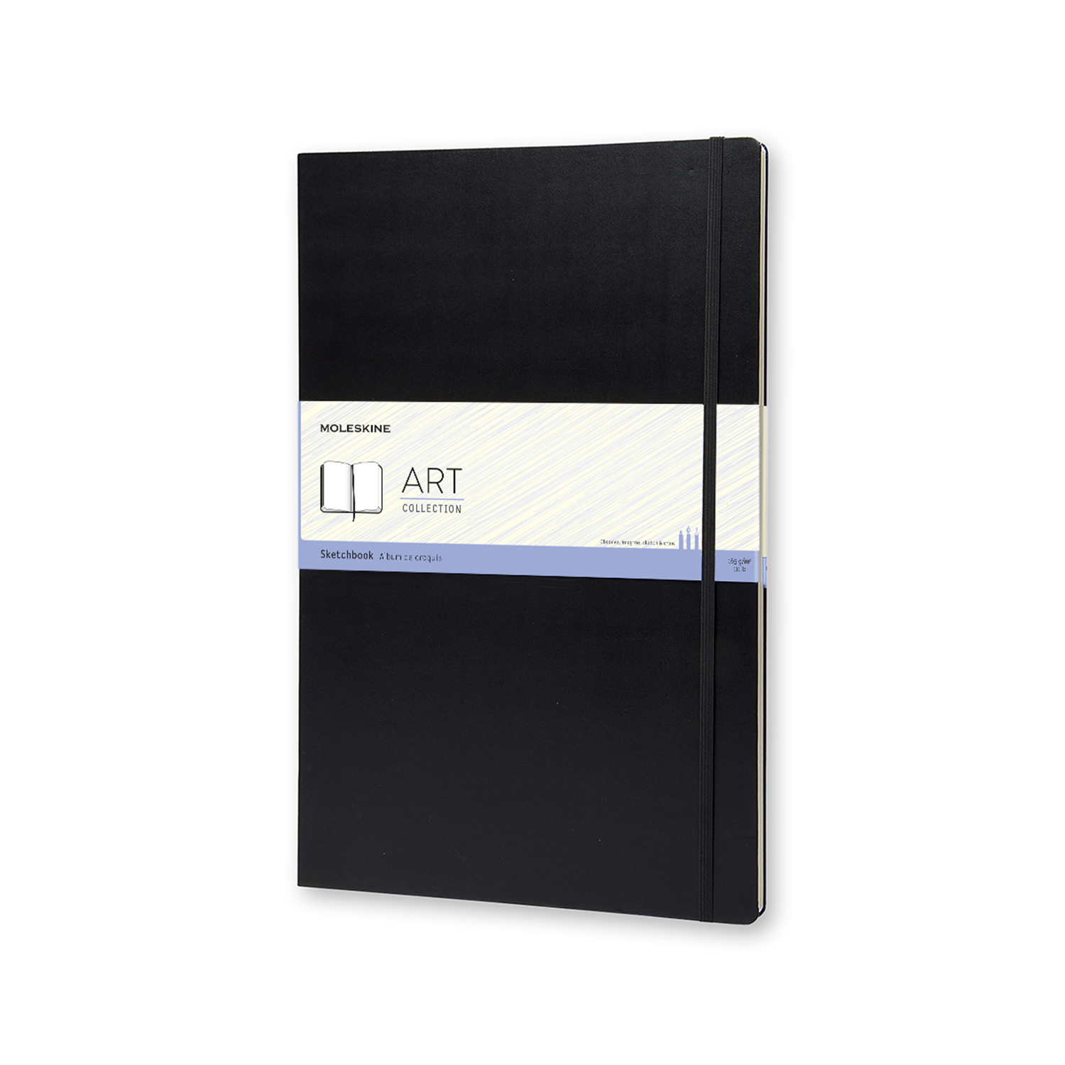 картинка Записная книжка Moleskine Sketchbook (скетчбук для рисунков),  А3 (30х42 см), чёрный от магазина Молескинов