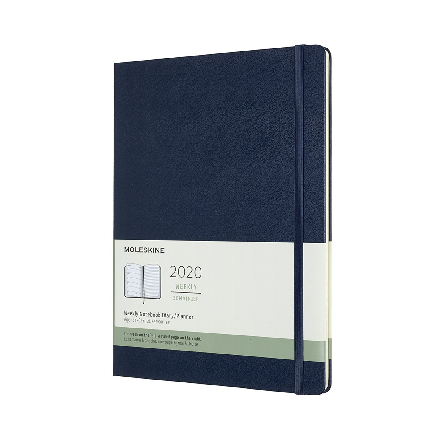 картинка Еженедельник Moleskine Classic (2020), XLarge (19х25см), синий от магазина Молескинов