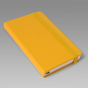 картинка Записная книжка Moleskine Classic (нелинованная), XSmall (6,5х10,5см), желтая от магазина Молескинов