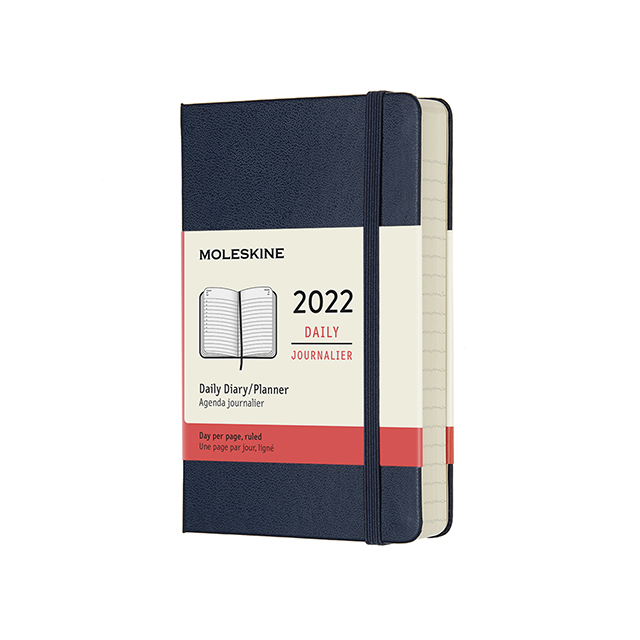 Ежедневник Moleskine Classic 2022, Pocket (9x14 см), синий