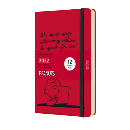 картинка Ежедневник Moleskine Peanuts (2022), Large (13x21 см), красный от магазина Молескинов