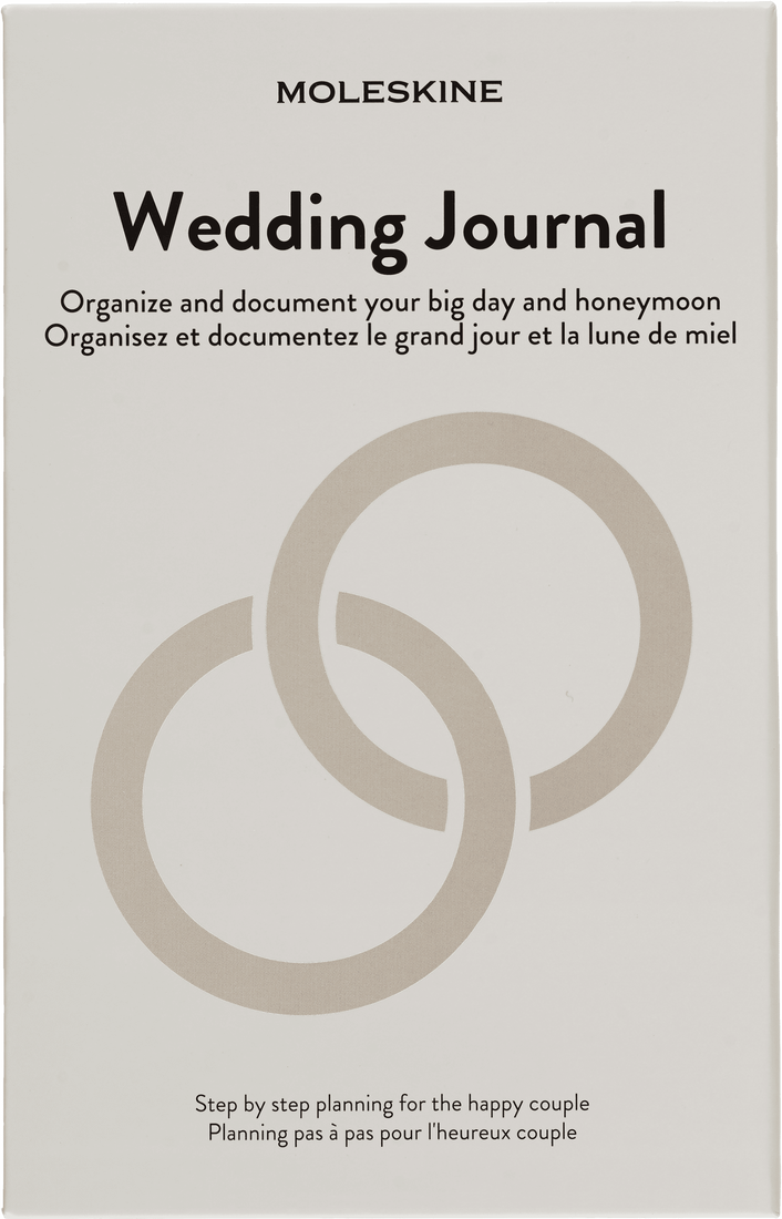 картинка Записная книжка Moleskine Passion Wedding Journal, Large (13x21см), белая от магазина Молескинов
