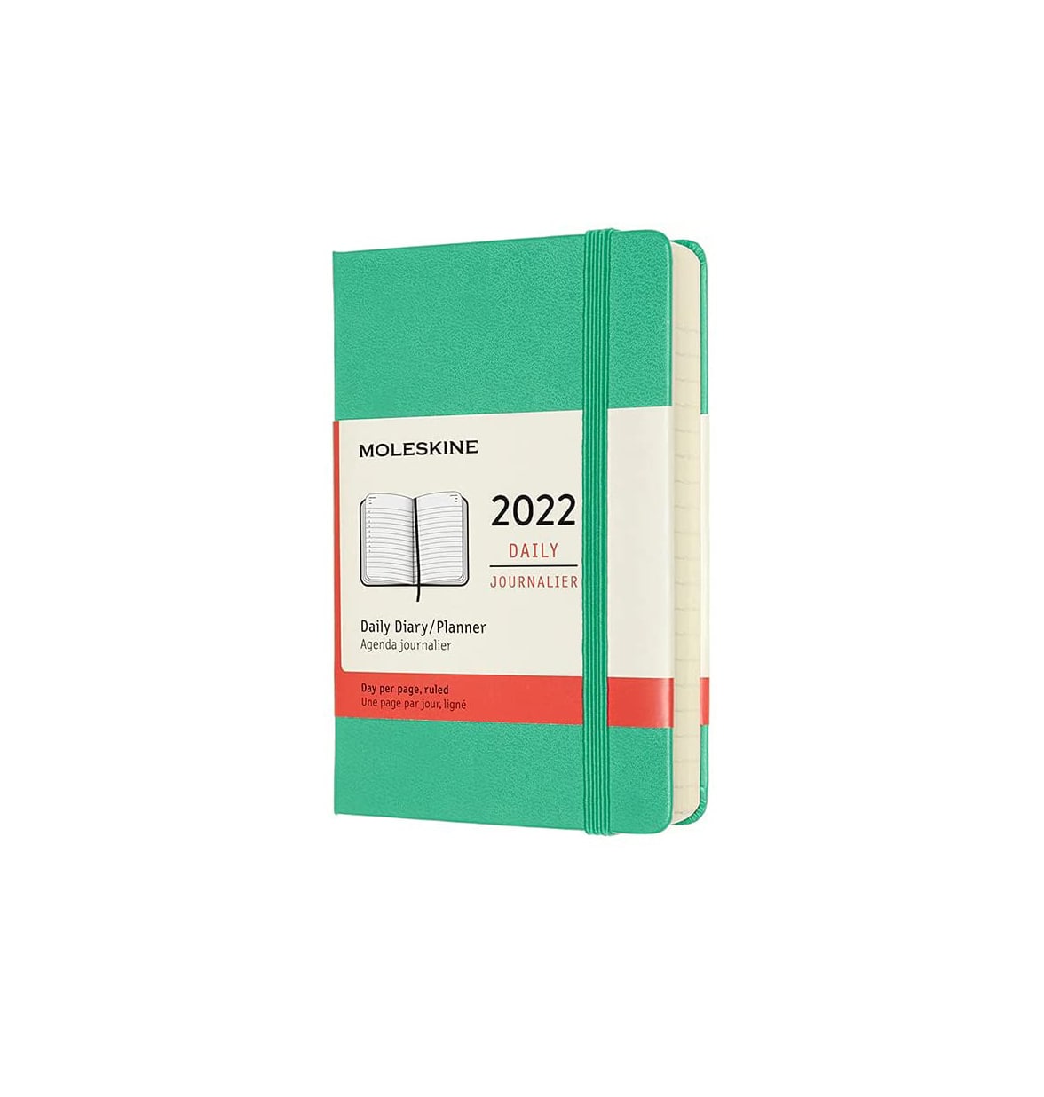 картинка Ежедневник Moleskine Classic 2022, Pocket (9x14 см), зеленый от магазина Молескинов