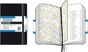 Записная книжка Moleskine City Notebook Miami (Майами), Pocket (9х14см), черная