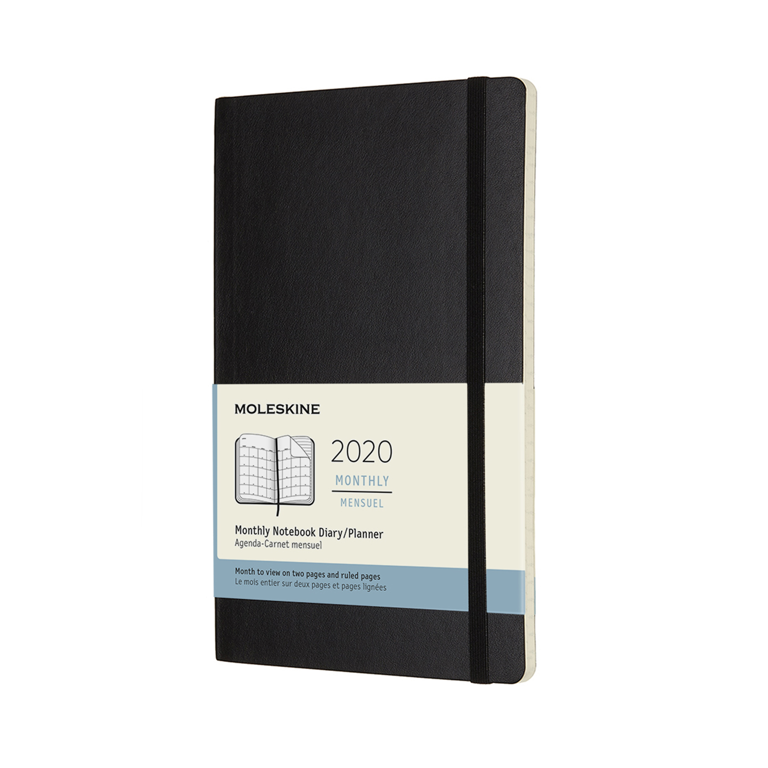 картинка Планинг Moleskine Classic Soft (2020), Large (13x21 см), черный от магазина Молескинов