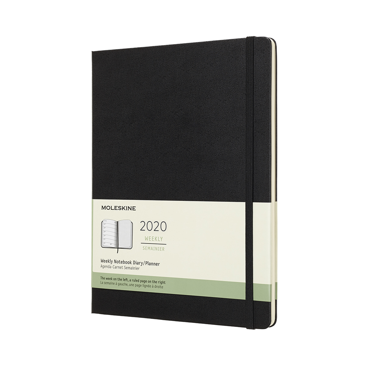 картинка Еженедельник Moleskine Classic (2020), XLarge (19х25см), черный от магазина Молескинов