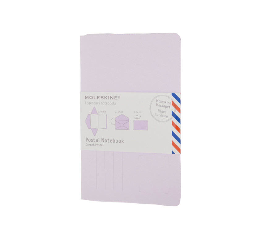 Почтовый набор Moleskine Postal Notebook, Pocket (9х14см), сиреневый