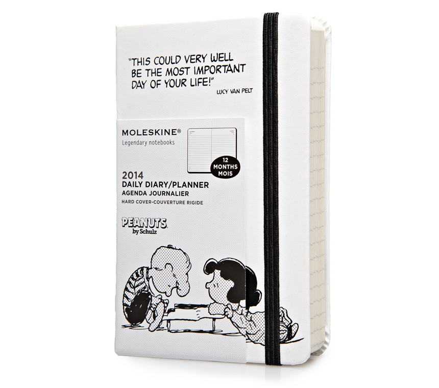 картинка Ежедневник Moleskine Peanuts (2014), Pocket (9x14см), белый от магазина Молескинов