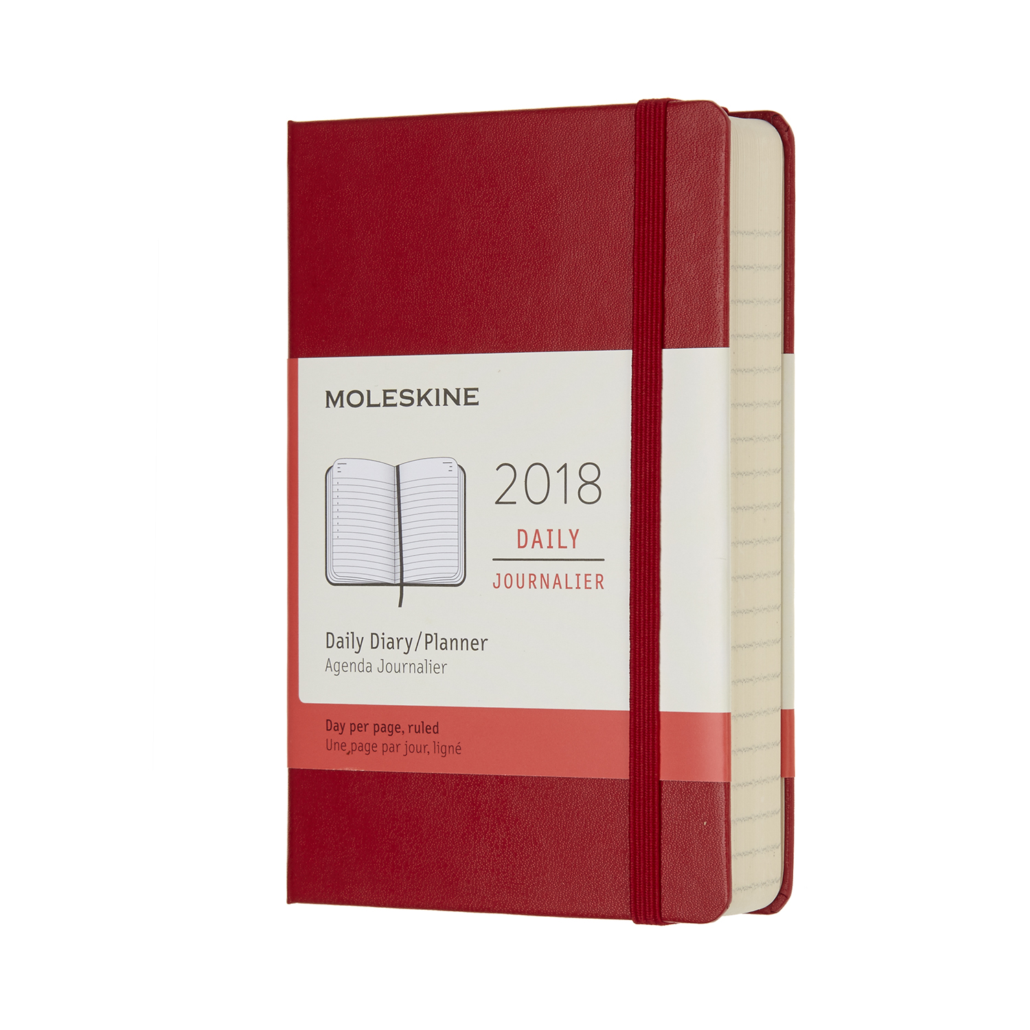 картинка Ежедневник Moleskine Classic (2018), Pocket (9x14 см), красный от магазина Молескинов