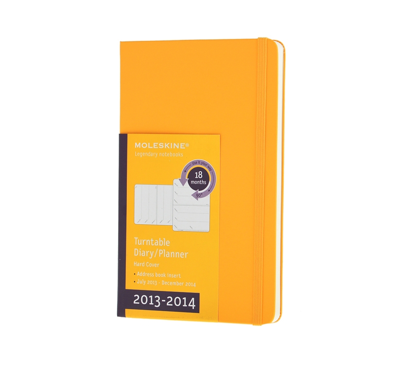 Еженедельник Moleskine Classic (2013/2014), Pocket (9x14см), желтый