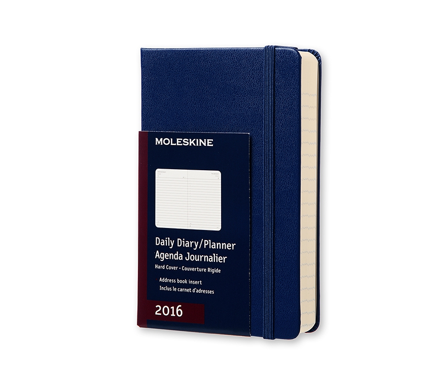 Ежедневник Moleskine Classic (2016), Pocket (9x14см), синий