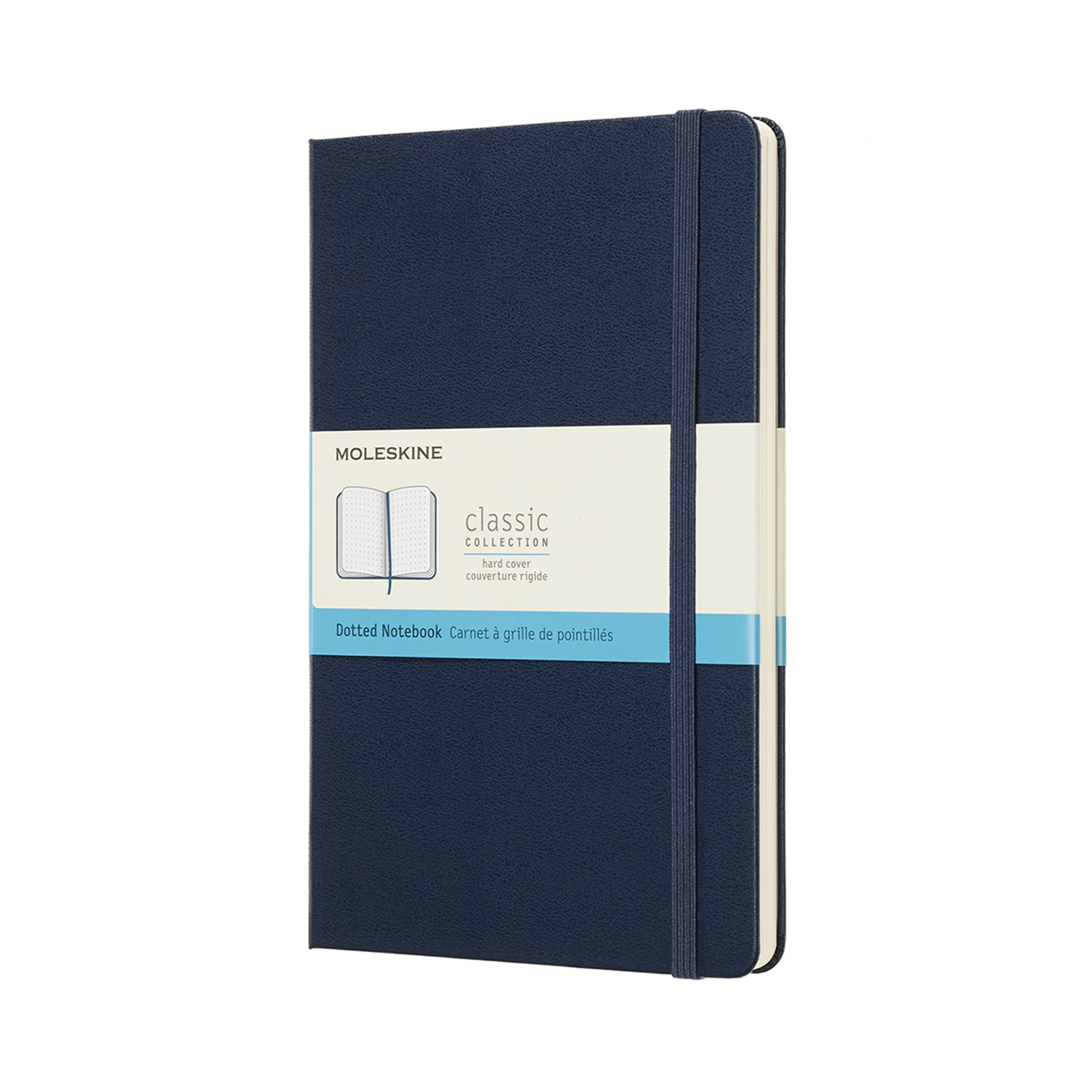 картинка Записная книжка Moleskine Classic (в точку), Large (13х21см), синяя от магазина Молескинов