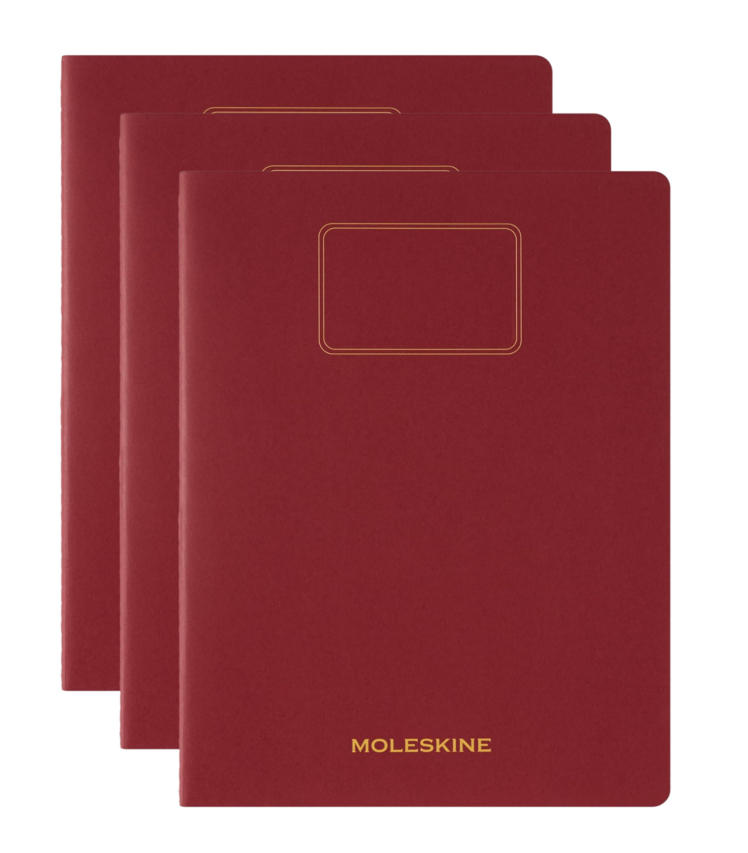 картинка Записная книжка Moleskine Student Cahier (в линейку), XXL/A4 (22x28см), мягкая обложка, красная от магазина Молескинов