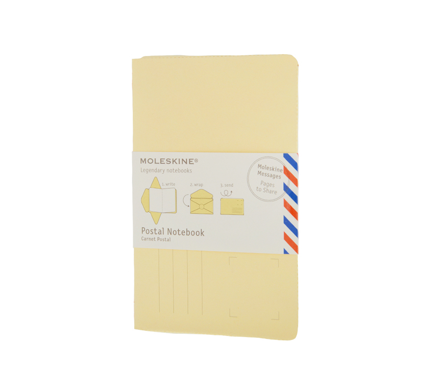 Почтовый набор Moleskine Postal Notebook, Pocket (9х14см), желтый