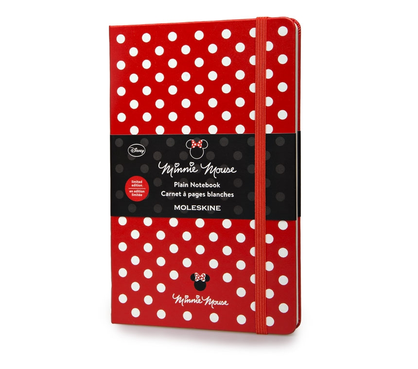Записная книжка Moleskine Disney-2 Minnie Mouse (нелинованная), Large (13х21 см), красный