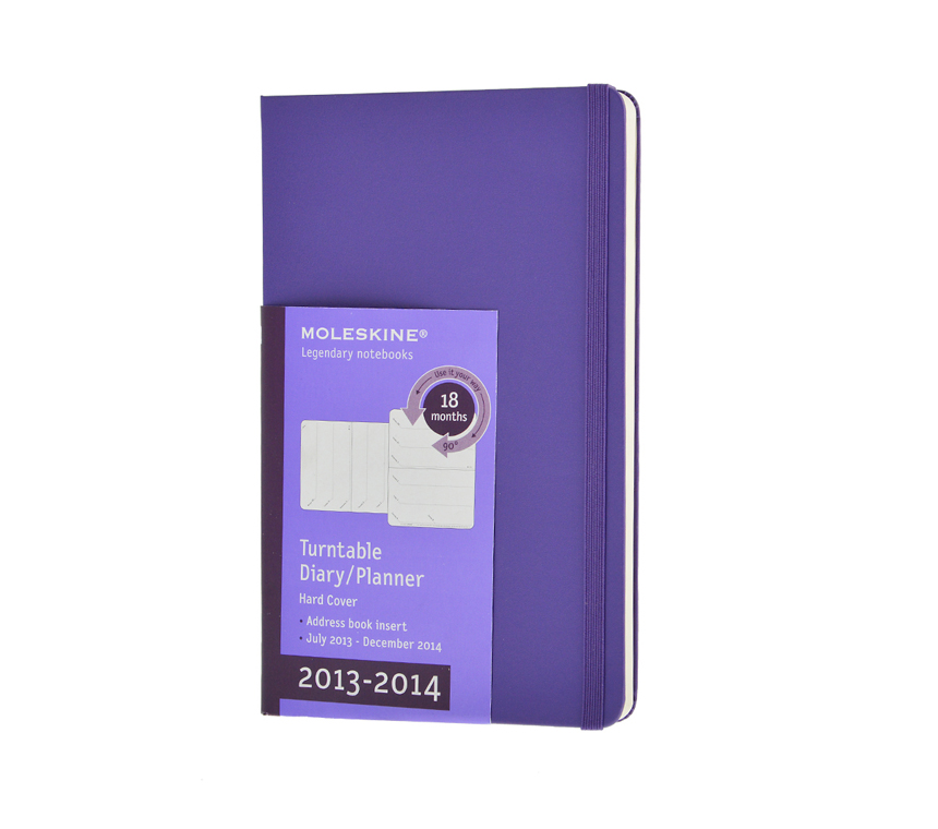 картинка Еженедельник Moleskine Classic (2013/2014), Pocket (9x14см), фиолетовый от магазина Молескинов