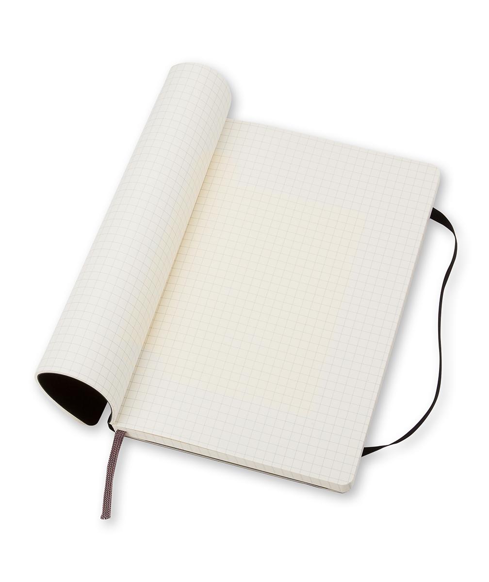 Записная книжка Moleskine Classic Soft(мягкая обложка), в клетку, Large (13х21 см), черная
